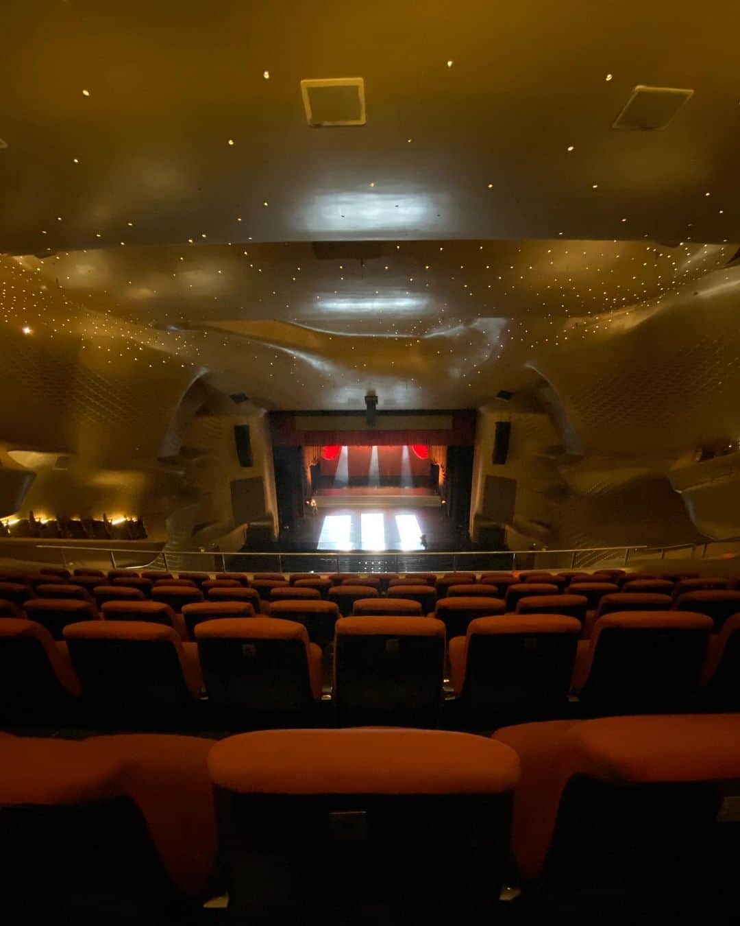 真衣ひなのさんのインスタグラム写真 - (真衣ひなのInstagram)「广州大剧院🥀 世界十大歌劇場の一つで、 新国立劇場のデザイン案でも話題となった ザハ・ハディドさんの設計。素敵な劇場。 ここに立たせて頂けたことは、奇跡…‼︎ ‬ ‪心から、機会をお与え下さった方へ感謝を。 ‪そして、素晴らしい舞台スタッフの皆様方、 サポーターの皆様方、ファンの方々へ感謝。 最後のは、朝のウォーミングアップの時に 撮って貰おうとしたら、 あっ動画になってた〜！のやつです。(笑)‬ ✔️ブログ更新しました . #广州大剧院 #大きい空間や建物を見ると #何かせずにはいられない #跳びがち足上げがち」1月5日 23時23分 - hinano_mai