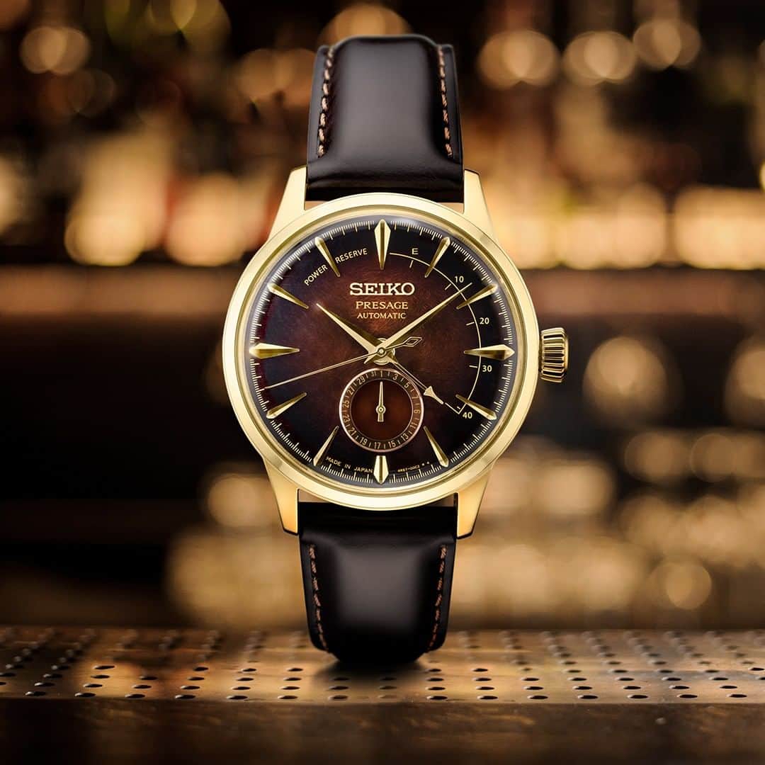 Seiko Watchesさんのインスタグラム写真 - (Seiko WatchesInstagram)「A Japanese mechanical dress watch inspired by a classic American cocktail. The ombré brown and gold tones of the Presage SSA392 Automatic are reminiscent of the dramatic hues of an Old Fashioned cocktail. Kampai! - Presage #SSA392 #SeikoStyle」1月6日 4時01分 - seikowatchusa