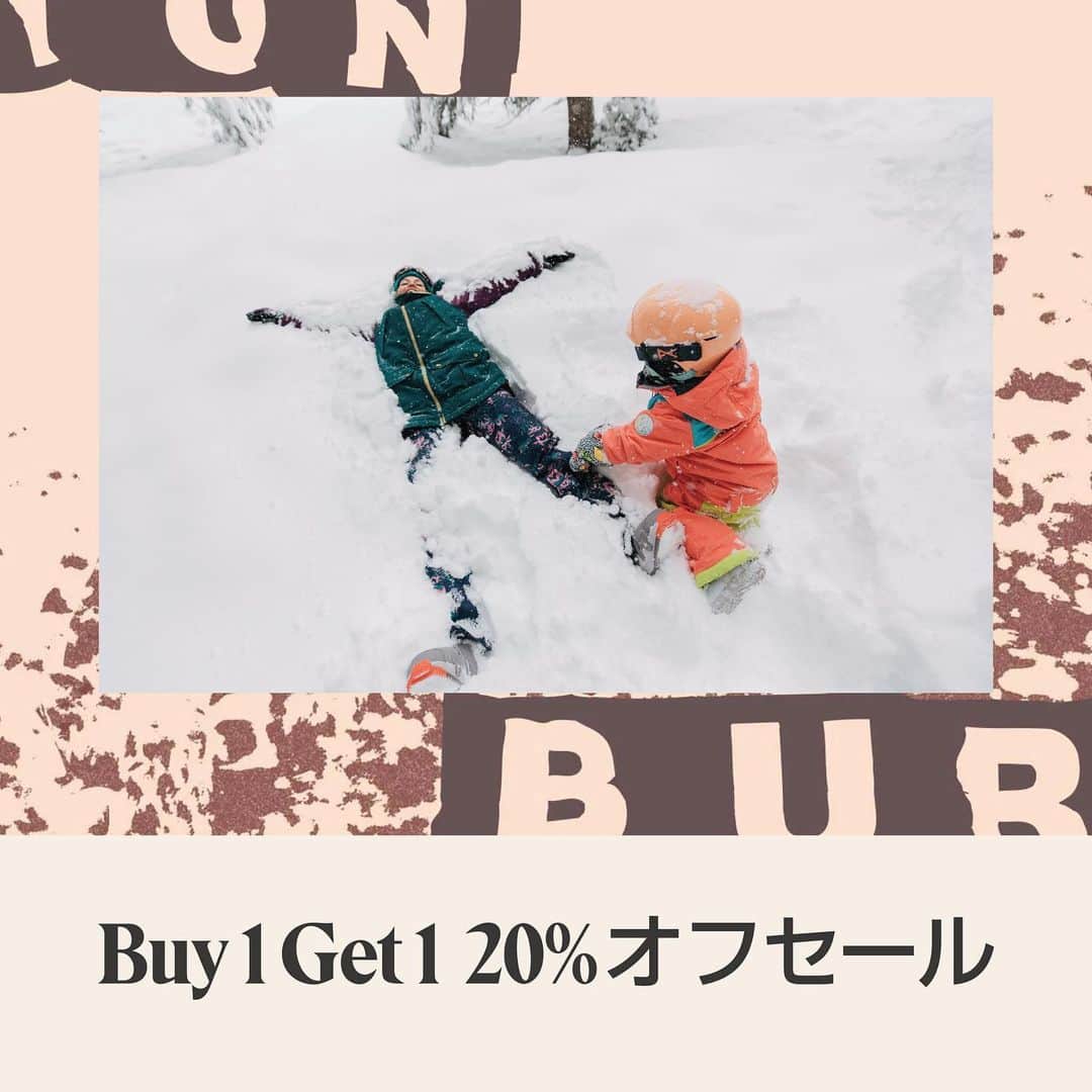 Burton Japanさんのインスタグラム写真 - (Burton JapanInstagram)「Burton.comでは、対象アイテムを2つ購入すると、うち1つが20%オフになるセールを開催中！ スノーボードジャケット&パンツでも良し、ベースレイヤー上下でも良し、グローブ左右……ではなく冬用&春用でも良し、お得にショッピングしてシーズンを満喫しましょう！ - ■期間 2020年1月6日(月)～1月13日(月・祝) - ■対象アイテム Fall 2019/Winter 2020のソフトグッズ ※20%オフは価格が低い方のアイテムに適用されます。 ※3点ご購入の場合は1点割引き、4点ご購入の場合は2点割引きとなります。 ※同一注文のアイテムのみが割引きの対象となります。 ※お客様都合によるセール対象アイテムの返品はお断りさせていただきます。 ※その他クーポンやディスカウントとの併用はできません。 - ■お問合せ Burtonガイド [TEL] 050-3196-5300 #Fall2019Burton #Winter2020Burton」1月6日 9時46分 - burtonjapan