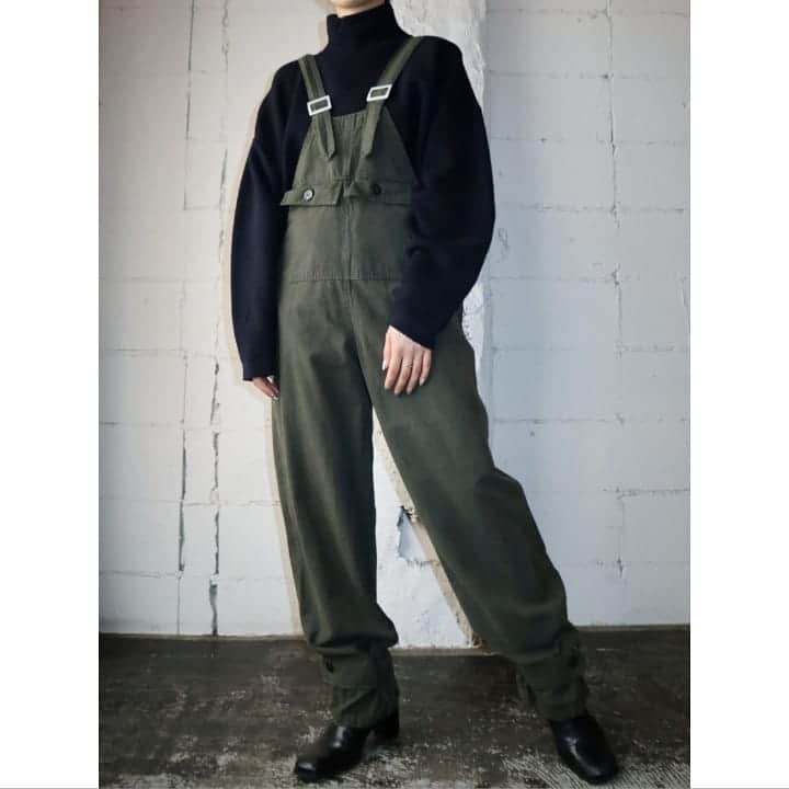 吉祥寺 古着屋 Orfeoのインスタグラム：「Vintage Military Overall  #orfeo #kichijoji #tokyo #vintage  #used #fashion #coordinate #outfit  掲載商品のお問い合わせはメールにて承っております。コメント、DMでのお問い合わせは受け付けておりませんのでご了承ください。」