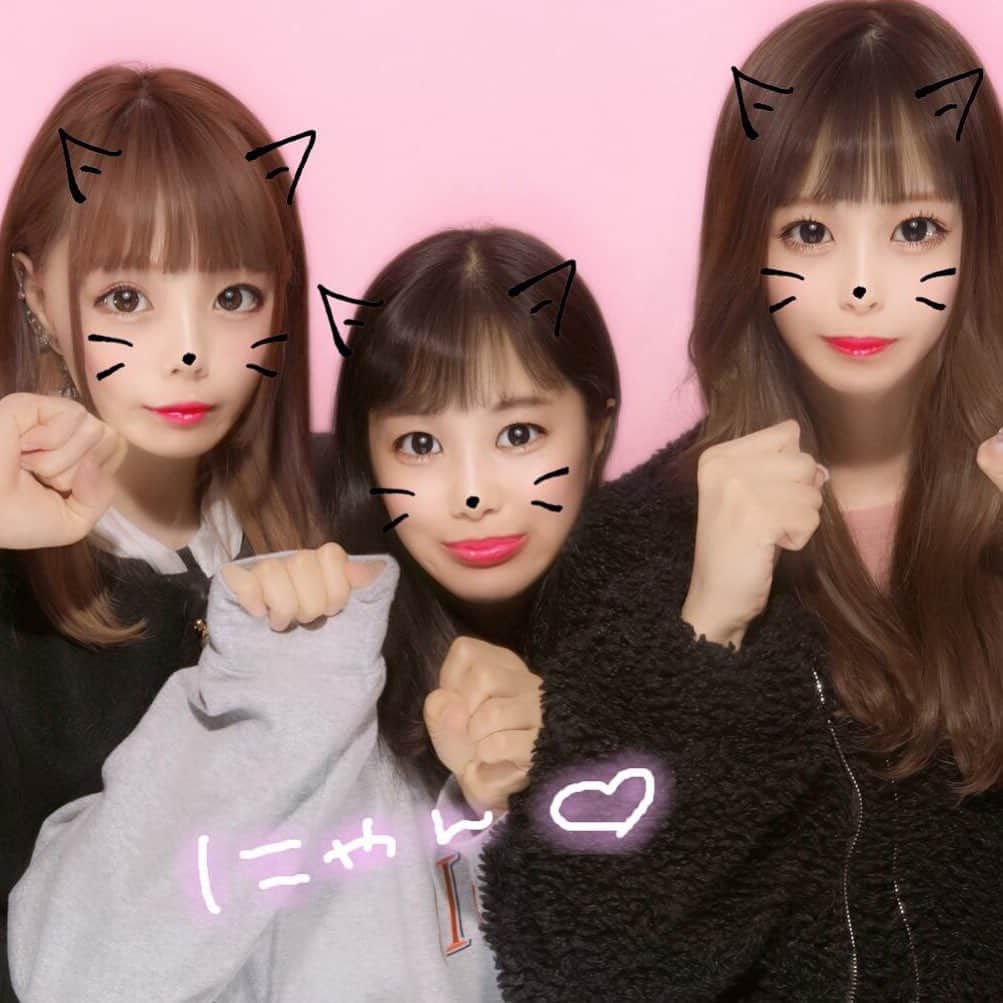 川崎ひかるのインスタグラム：「プリクラ🐱🐱🐱らゔにゃん . . . . #daily #dailylook #selfie #selca #ootd #데일리 #데일리룩 #셀카그램 #셀카 #셀피 #오오티디 #팔로우 #自撮り #アイドル #プリクラ #プリント倶楽部」