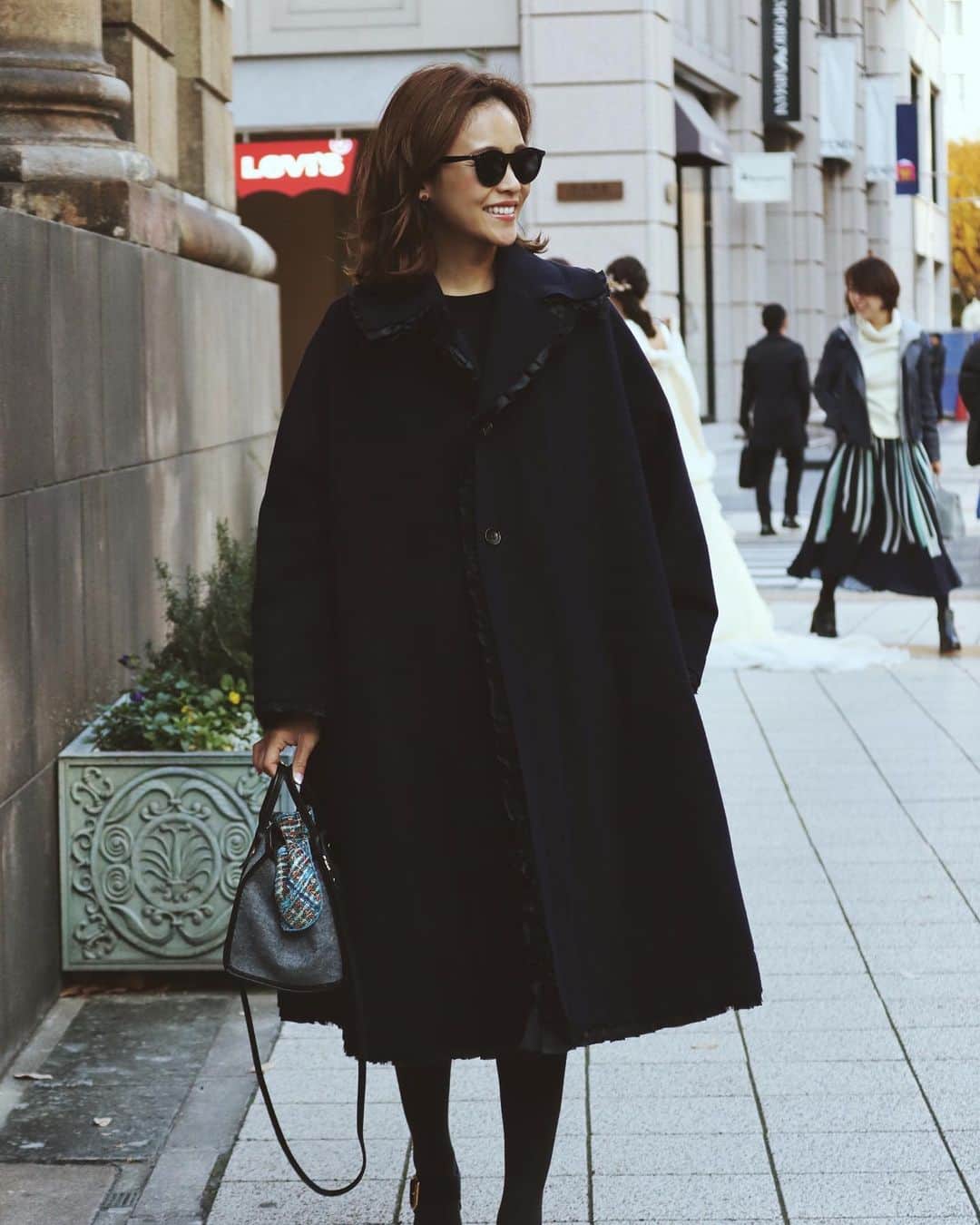 Risako Yamamotoさんのインスタグラム写真 - (Risako YamamotoInstagram)「バタバタだった1日💭💭💭 お仕事終わりに忘年会🐣🍻 ・ #ootd #fashion #TGIF #commedesgarcons #rosymonster #PRADA」12月13日 22時38分 - risako_yamamoto
