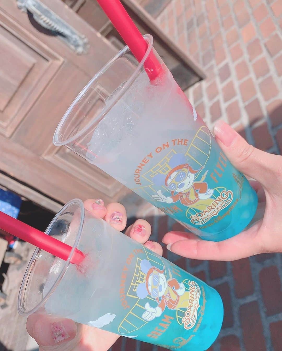 恋汐 りんごさんのインスタグラム写真 - (恋汐 りんごInstagram)「🎄 ❤️ 🎄 ❤️ ディズニークリスマスいぇいはわ♡ (Ｕ∩ 'ᴗ' ∩Ｕ) 白いボアのカチューシャと 白と赤のマフラーで クリスマス〜♡(Ｕ///'ᴗ'///Ｕ) ♡ シーでイッツクリスマスタイムをみたあと、ランドに移動してディズニークリスマスストーリーズをみたなの♡(Ｕ∩ 'ᴗ' ∩Ｕ) ♡ 日中は冬にもかかわらずあちはわだったのでソアリンのドリンク♡ ♡ 冬はアップル＆シナモンのホットドリンクが大好き(Ｕ*^ω^*Ｕ)🍎 ♡ 今年は大和さんとハロウィンいけなかったのでディズニークリスマスしてきたよ(Ｕ∩ 'ᴗ' ∩Ｕ)♡ ツーショットも追ってのせまるね (Ｕ*^ω^*Ｕ)♡ 🎄 #disneysea  #disneyland  #disneychristmas  #恋汐りんご」12月13日 15時45分 - sioringogo