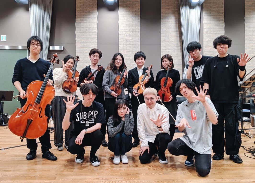 佐藤純一のインスタグラム：「fhána where you are Tour 2019 Rehearsal  12/14（土）、12/15（日）のfhána舞浜アンフィシアター2DAYSに向けて、いよいよゲネプロを行いました。 痺れる仕上がりです。  東京2DAYSは、STAND UP!ORCHESTRAからストリングスの皆さんが参加。  fhánaのライブにストリングス隊が入るのは初。  泣いても笑っても後は本番を残すのみ。 是非お越しください！  #fhánaTour2019 #fhána  http://fhana.jp/tour2019」