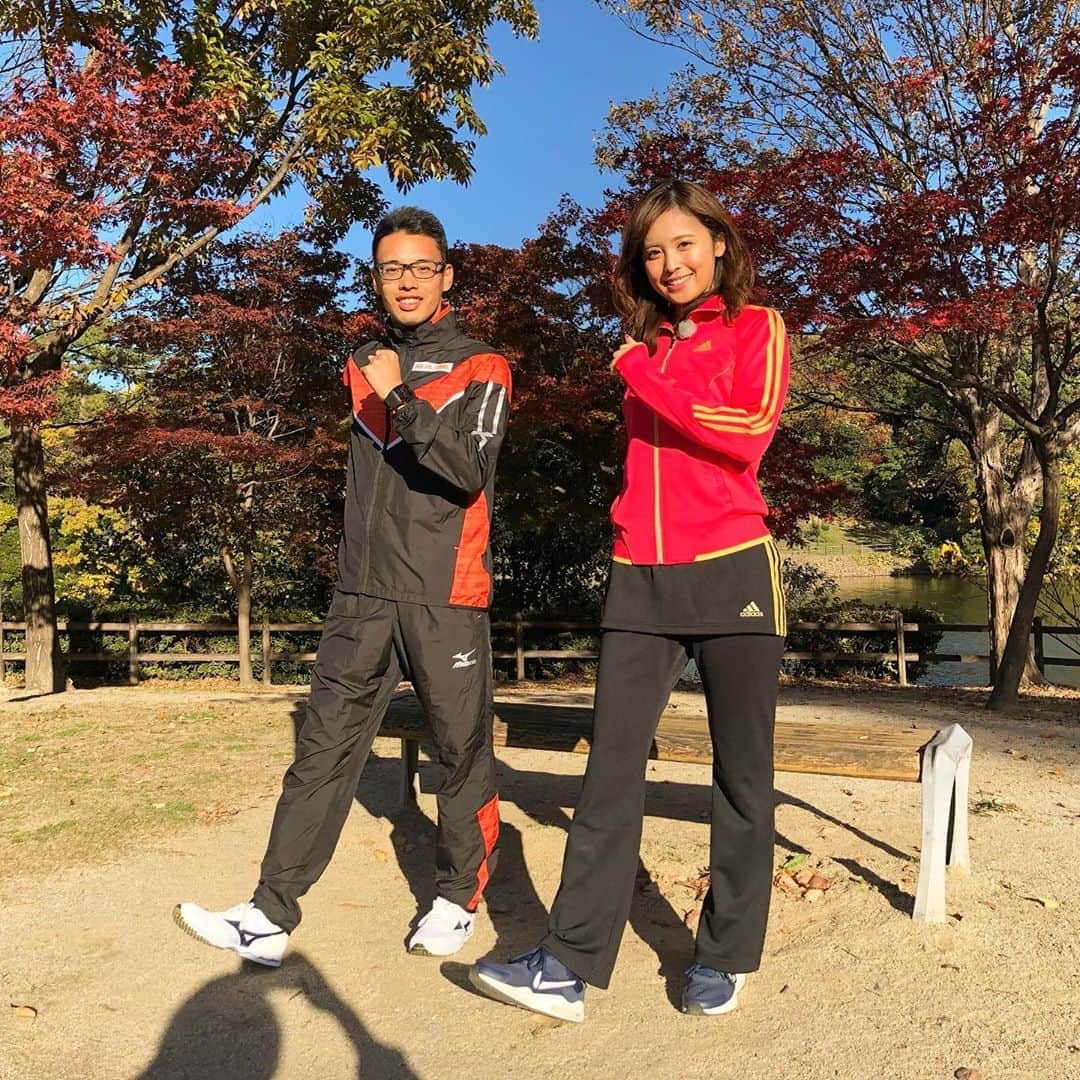 久慈暁子さんのインスタグラム写真 - (久慈暁子Instagram)「* 東京五輪代表に内定した 競歩・ #山西利和 選手🏃‍♂️ 陸上世界選手権男子20キロ競歩で 日本人初の金メダルに輝いた  #京都大学 卒の 異色のアスリートなのです✨ 明日の #めざましどようび  で💐 * #競歩　 #20km競歩　 #2枚目なんだかシュール #うとうとしてたら寝ていました」12月13日 23時14分 - kuji_akiko