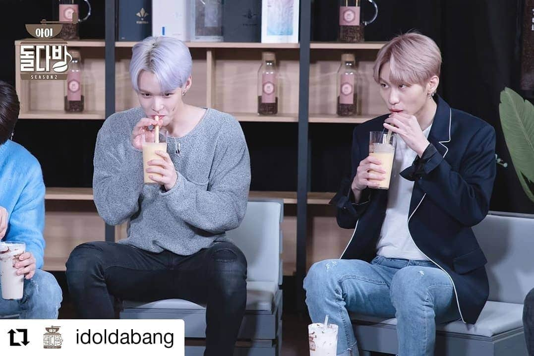 Victonさんのインスタグラム写真 - (VictonInstagram)「#Repost @idoldabang • • • • • • #아이돌다방 시즌2 2회 <빅톤 편> 현장사진 공개! 녹화 내내 넘치는 텐션으로  제작진 광대 모조리 훔쳐간 울 흥토니들😭 그 대유잼 현장으로🔥  #Seezn #화목am11시 #라이프타임 #목pm8시 #앤디 #유선호 #선호즈 #빅톤 #VICTON」12月13日 18時14分 - victon1109