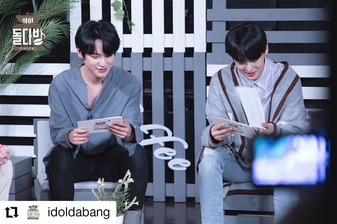 Victonさんのインスタグラム写真 - (VictonInstagram)「#Repost @idoldabang • • • • • • #아이돌다방 시즌2 2회 <빅톤 편> 현장사진 공개! 녹화 내내 넘치는 텐션으로  제작진 광대 모조리 훔쳐간 울 흥토니들😭 그 대유잼 현장으로🔥  #Seezn #화목am11시 #라이프타임 #목pm8시 #앤디 #유선호 #선호즈 #빅톤 #VICTON」12月13日 18時14分 - victon1109