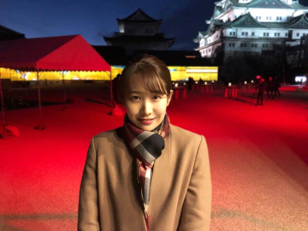 島津咲苗さんのインスタグラム写真 - (島津咲苗Instagram)「明日から始まる名古屋城夜会を一足早く取材しています。 サ　ム　イ、、、🤧笑 . . . #名古屋 #名古屋観光 #名古屋城 #名古屋城本丸御殿 #nagoyacastle #島津咲苗」12月13日 19時13分 - sanae_shimazu