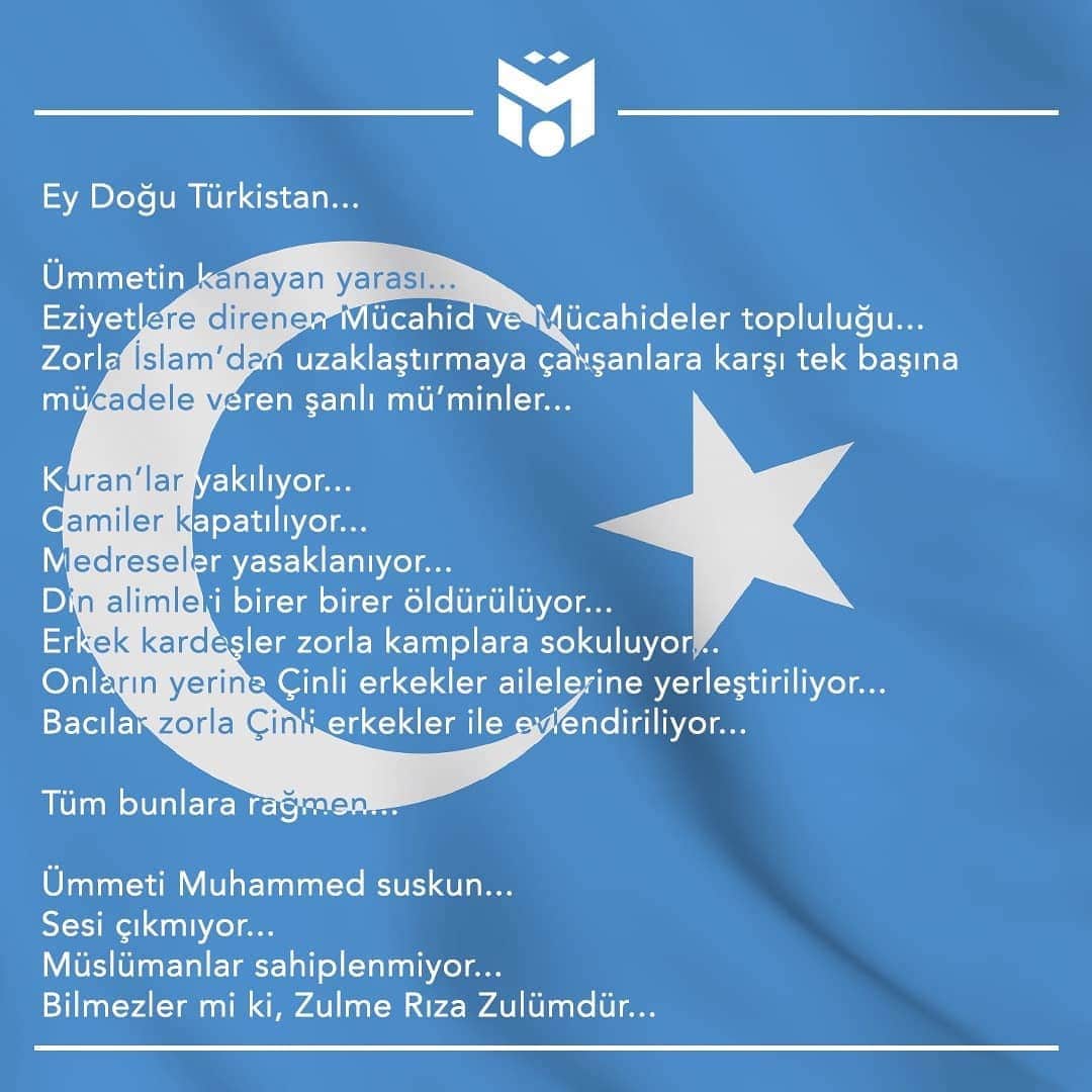 メスト・エジルのインスタグラム：「#HayırlıCumalarDoğuTürkistan 🤲🏻」