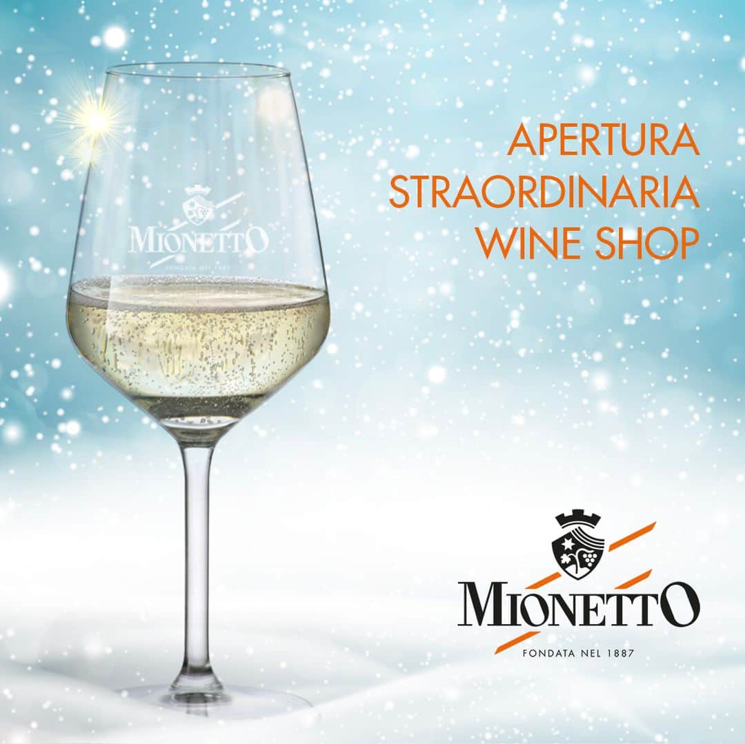 Mionetto Proseccoさんのインスタグラム写真 - (Mionetto ProseccoInstagram)「Sunday 15 December, Mionetto Wine Shop is open from 10.00 AM to 6.00 PM!  Come and discover our bubbles! #mionettoprosecco  Via Colderove, 2 Valdobbiadene (TV) TEL ＋39 0423 970813」12月13日 20時31分 - mionetto_prosecco