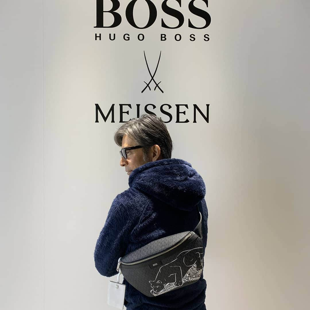 日比野玲さんのインスタグラム写真 - (日比野玲Instagram)「#bossxmeissen #thisisboss #fashon #渋谷スクランブルスクエア#コラボ #ポップアップストア」12月13日 21時04分 - aquilano_hibino