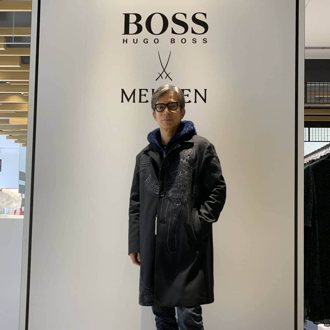 のインスタグラム：「#bossxmeissen #thisisboss #fashon #渋谷スクランブルスクエア#コラボ #ポップアップストア」
