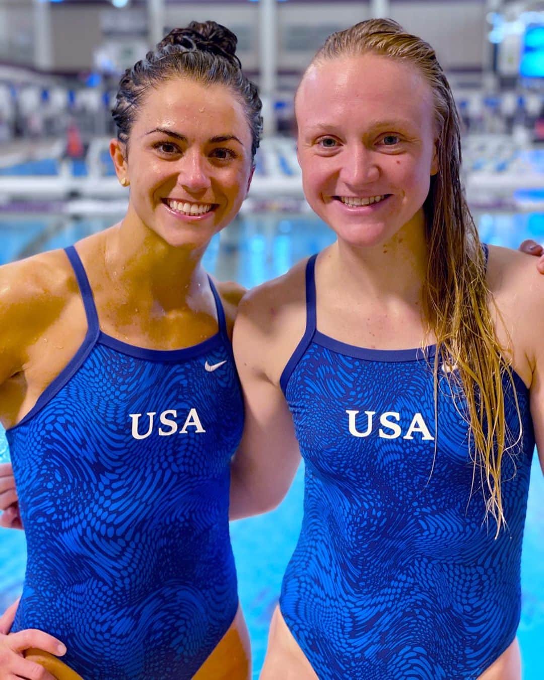キャシディ・クックのインスタグラム：「T-5 days until nationals! Excited to kick some ass at my first @usa_diving meet in almost 3 years, especially with this girl💫 #CooknBacon」