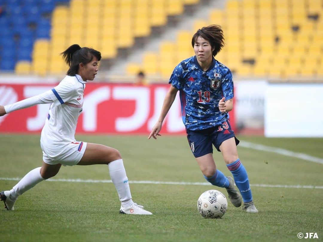 日本サッカー協会さんのインスタグラム写真 - (日本サッカー協会Instagram)「📸Match photos｜なでしこジャパン、新戦力の活躍でチャイニーズ・タイペイに快勝 ・ ―――――――――――――――――― EAFF E-1サッカー選手権2019 決勝大会 📅12/11（水） 19:30KO 🇯🇵#なでしこジャパン 9-0 チャイニーズ・タイペイ ⚽ 7分 #岩渕真奈 ⚽ 9分 #田中美南 ⚽ 16分 #小林里歌子 ⚽ 38分 #田中美南 ⚽ 44分 #松原有沙 ⚽ 54分 #池尻茉由 ⚽ 66分 #清家貴子 ⚽ 71分 #岩渕真奈 ⚽ 92分 #池尻茉由 ・ >>NEXT MATCH 📆12/14 （土） 15:55KO 🆚中国 📍Busan Gudeok Stadium 📺フジテレビ 👉大会情報はJFA.jpへ ・ #daihyo #E1 #nadeshiko」12月13日 23時31分 - japanfootballassociation