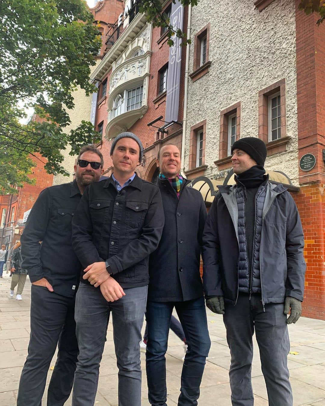 Jimmy Eat Worldのインスタグラム：「Outside the Shepherd’s Bush Empire in October. Site of our first show ever in the UK July 4, 2001 opening up for the mighty @weezer」