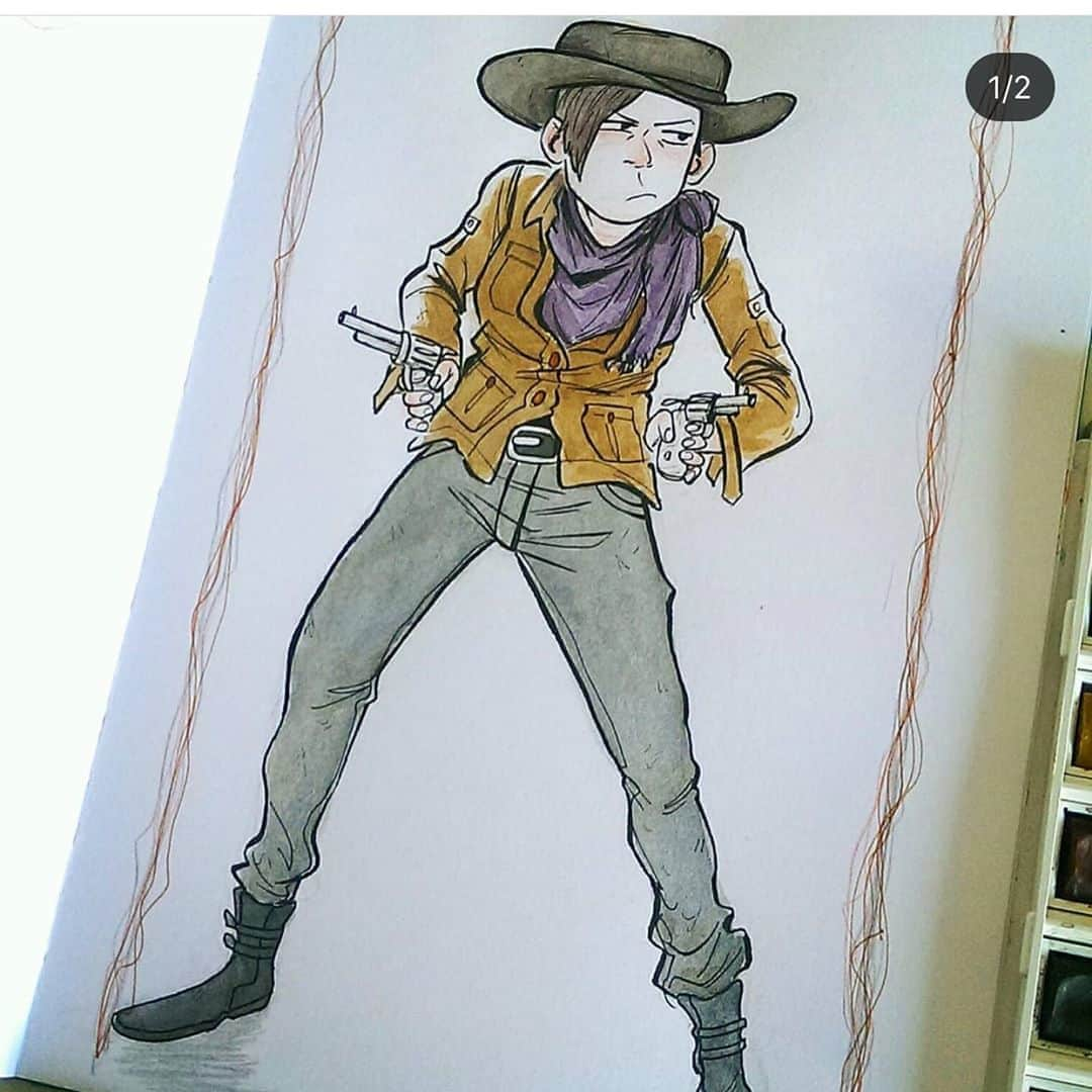 マギー・グレイスのインスタグラム：「#fanartfriday roundup 🤠🏇🏼」