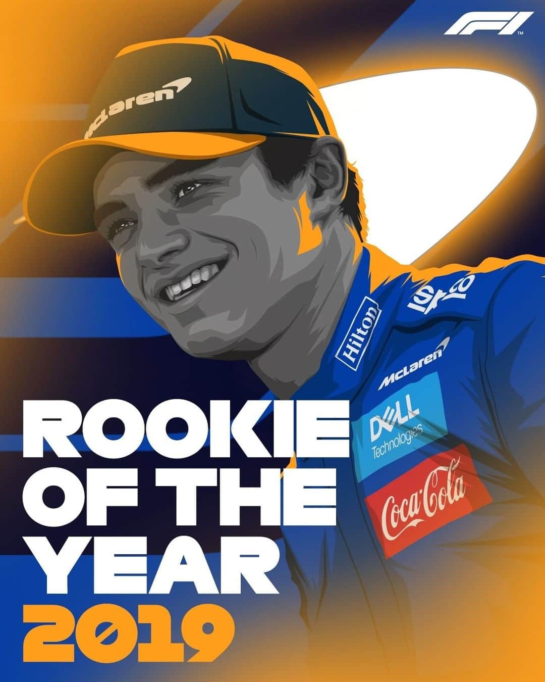 F1さんのインスタグラム写真 - (F1Instagram)「Winner by a Lando-slide 😉 . F1 fans have voted @landonorris 2019 Rookie Of The Year 👏 . #Formula1 #F1」12月14日 3時20分 - f1