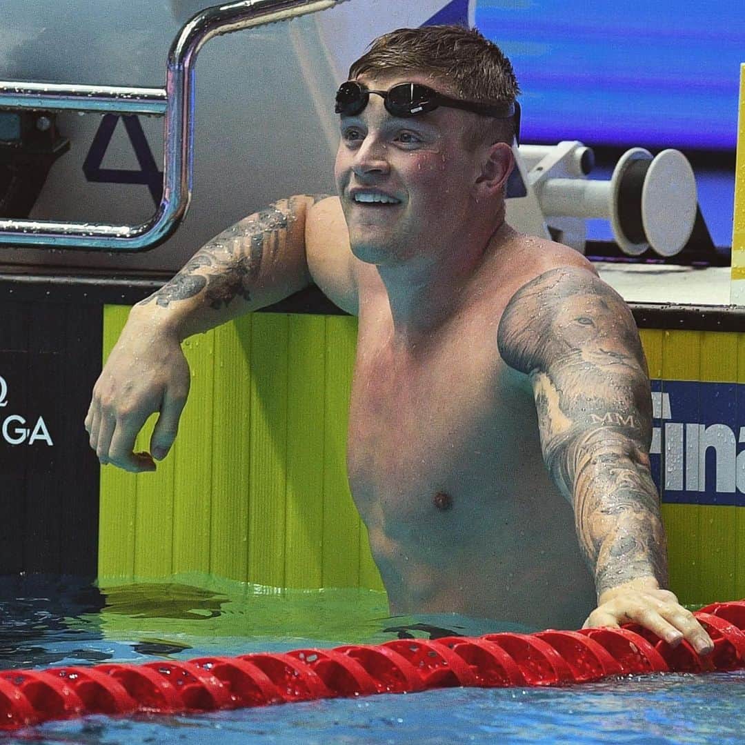 アダム・ピーティのインスタグラム：「Off to Vegas soon for @iswimleague 🚀🔥」