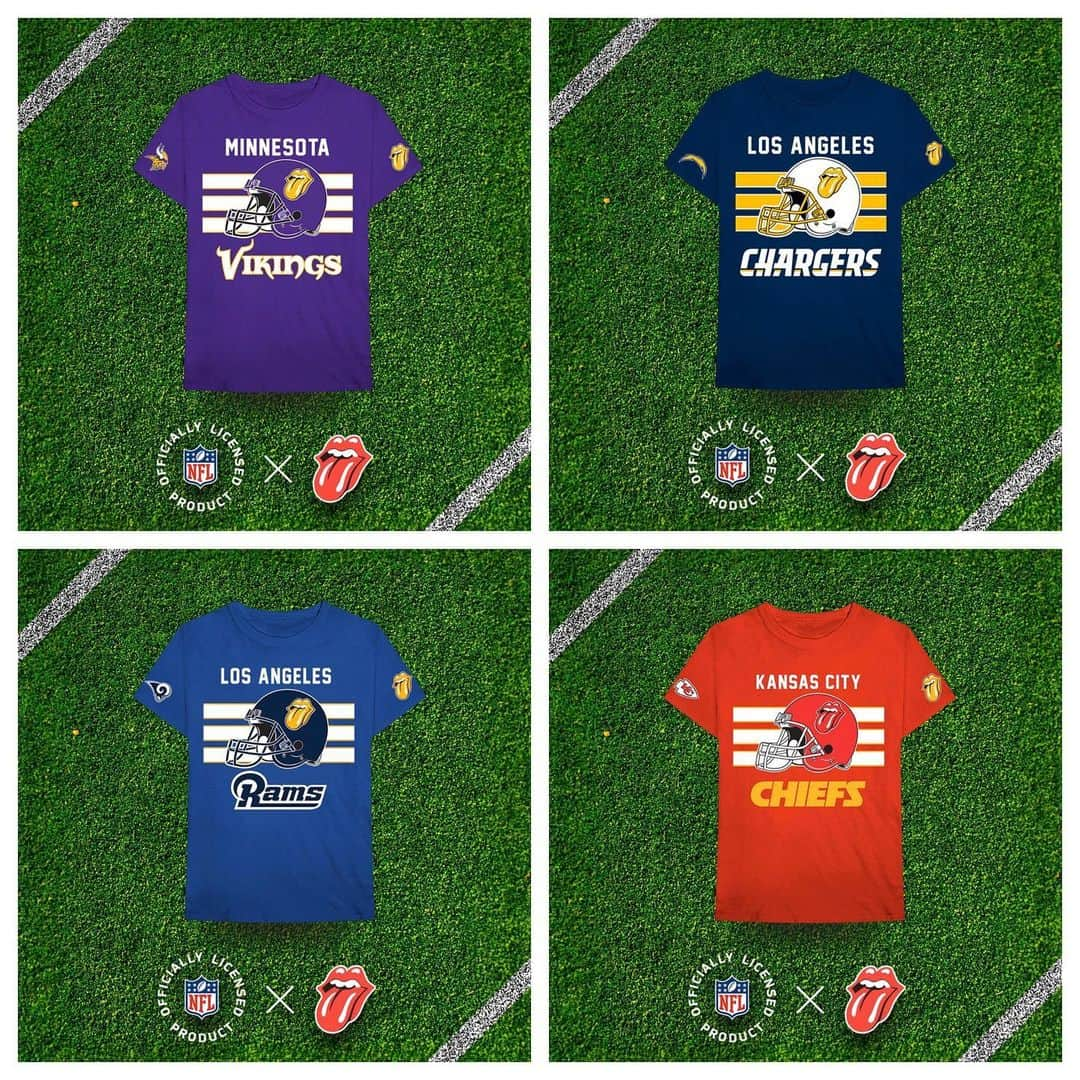 The Rolling Stonesさんのインスタグラム写真 - (The Rolling StonesInstagram)「New  officially licensed @nfl x