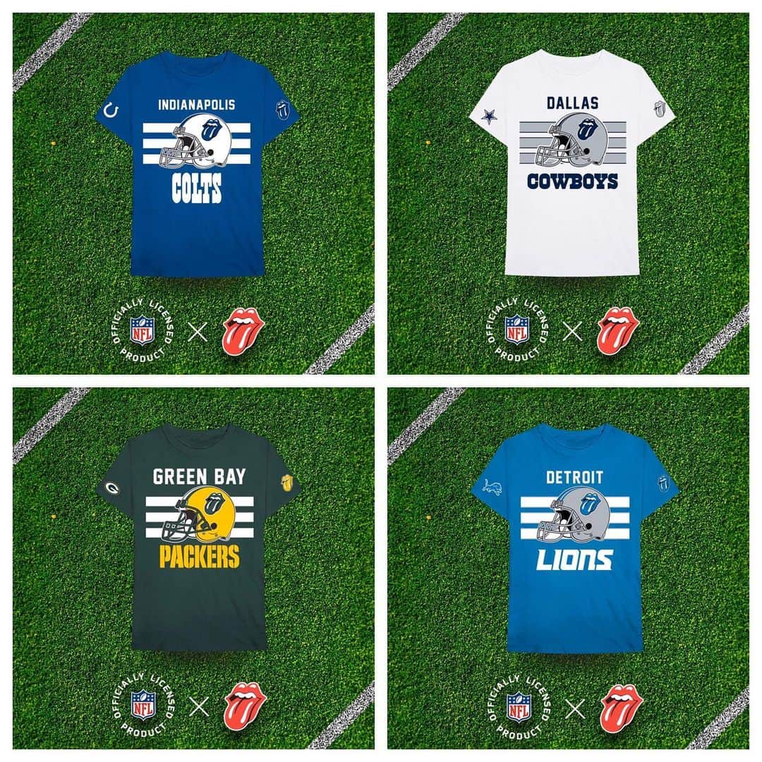 The Rolling Stonesさんのインスタグラム写真 - (The Rolling StonesInstagram)「New officially licensed @nfl x The Rolling Stones  T-Shirts now online, SWIPE >> who is your team?  It's the last day to guarantee delivery before Christmas, shop the link in bio #therollingstones #nfl #christmasgifts #merch」12月14日 3時57分 - therollingstones