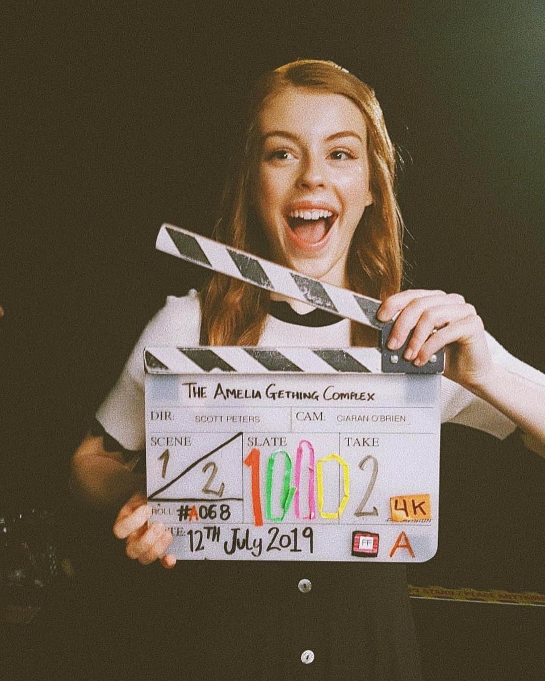 Amelia Gethingのインスタグラム：「Whilst on set of #TheAmeliaGethingComplex I constantly tried to learn about all of the jobs on set by asking the amazing crew questions about how their jobs work 🎬  So in honour of the last two episodes airing tomorrow morning (one of which is the ‘Jobs’ episode) I thought I would share with you some photos of myself doing as mentioned! 🎥  Make sure to tune in tomorrow morning at 7:40am on BBC2 for a double whammy🎉」