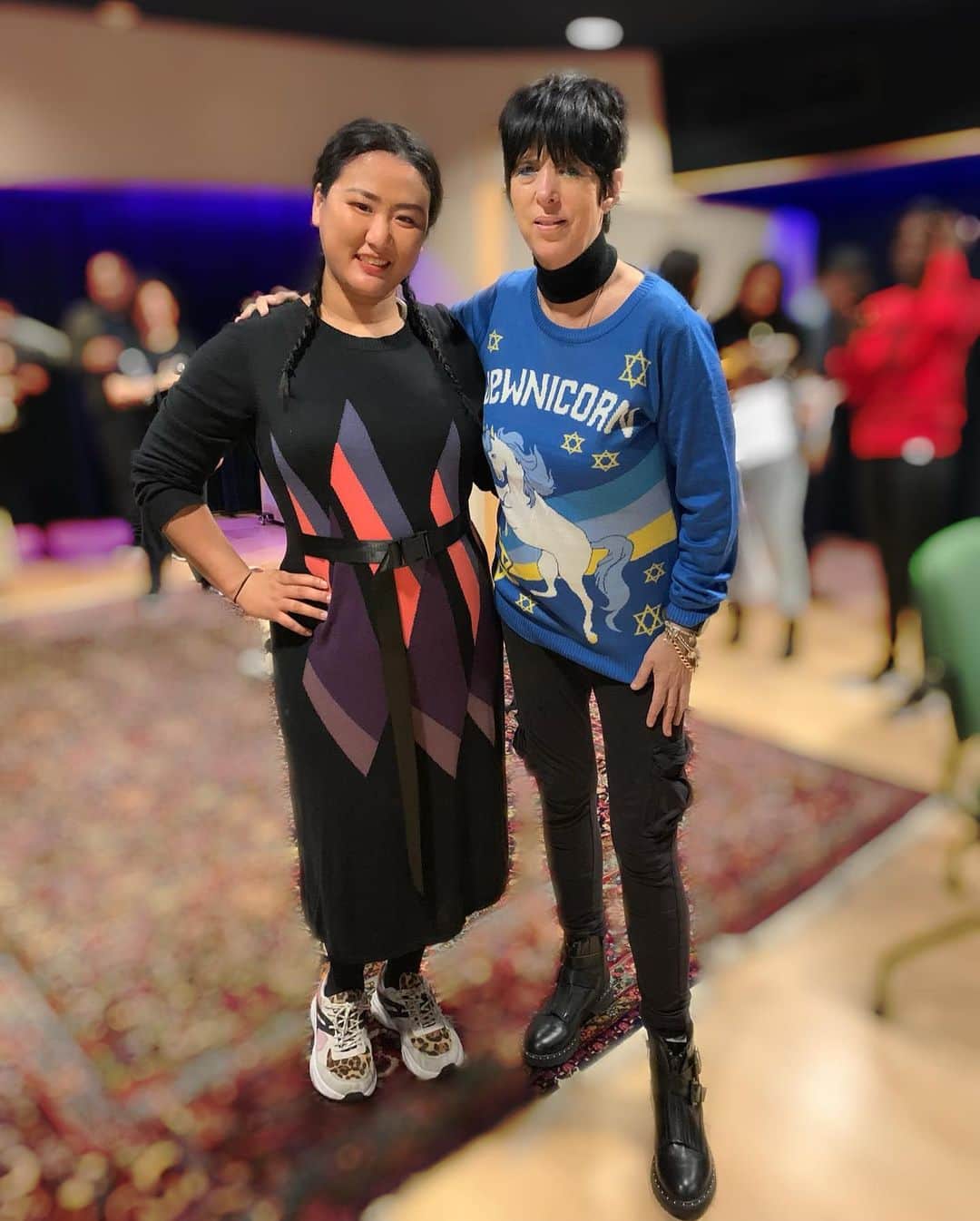 藤井美穂のインスタグラム：「What a honor to meet her ! @warren_diane」