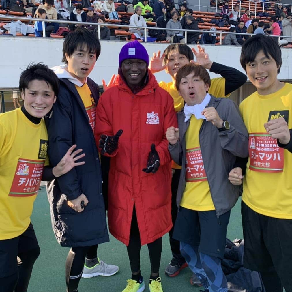 中村竜太郎 さんのインスタグラム写真 - (中村竜太郎 Instagram)「ネタ終わりに2.5km走って全員クタクタ！  #駒沢6時間耐久レース  #チバハラ #三拍子 #シューマッハ #エリック・ワイナイナ」12月14日 17時40分 - schumacher_ryutaro