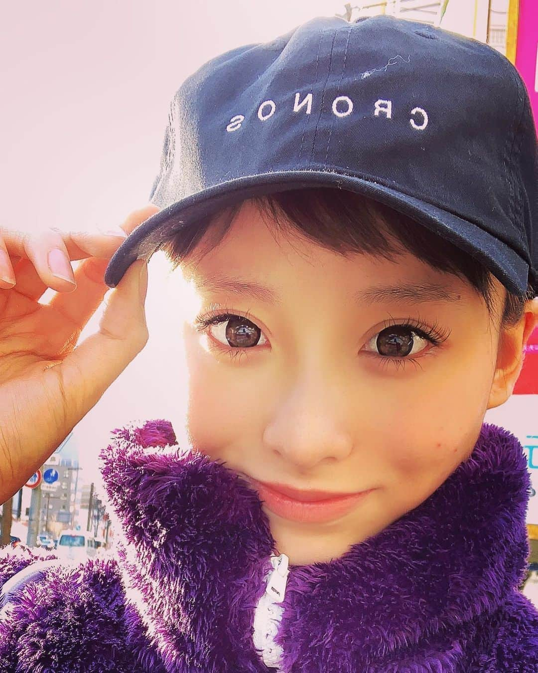 ハピネス笑舞のインスタグラム：「@cronos_apparel  の帽子かわいい😍  #北海道#キャバ嬢#長谷川笑舞#バルセロナ#桃李#おっぱい#巨乳#カジュアル#仲良し#ジム#札幌#劇団桃李#happiness#ダイエット#ベストボディジャパン #bbj日本大会#筋肉#筋トレ女子」