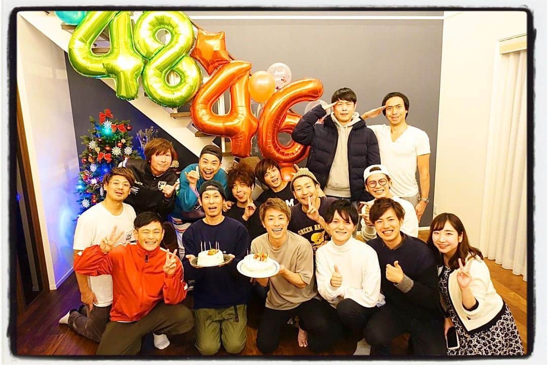 大川知英のインスタグラム：「淳さん&幸生さん❗️ Happy Birthday🤡🎂🎂🇺🇸❗️ 僕の最高の先輩でもあり最高の兄貴👨🏽‍✈️ 200歳までうぴーで居て下さい🤡 #淳さん#幸生さん#happybirthday #最高の兄貴#楽しかった#200歳まで #うぴー#amecajiboys #takatsubase #アメトイ部キャプテン」