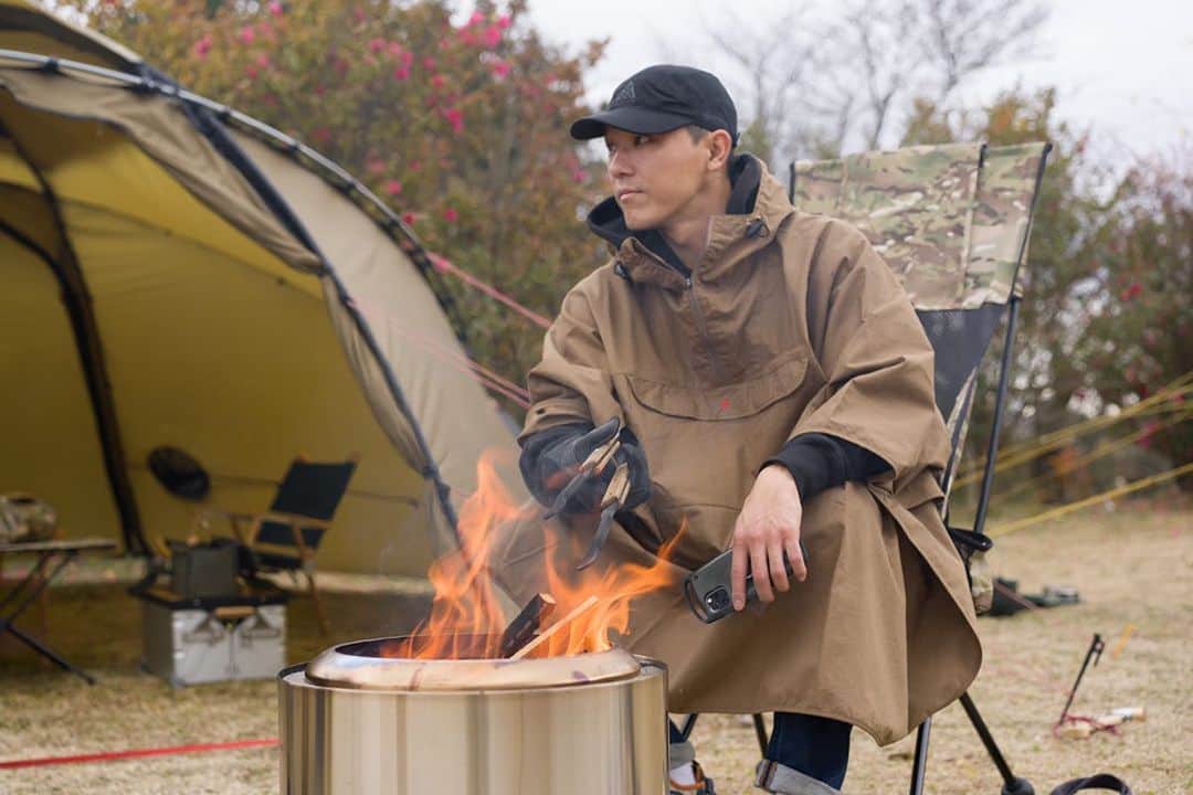 のインスタグラム：「. Bonfire. ・ #root_co #rootco #shockresistcasepro #bonfire #焚き火」