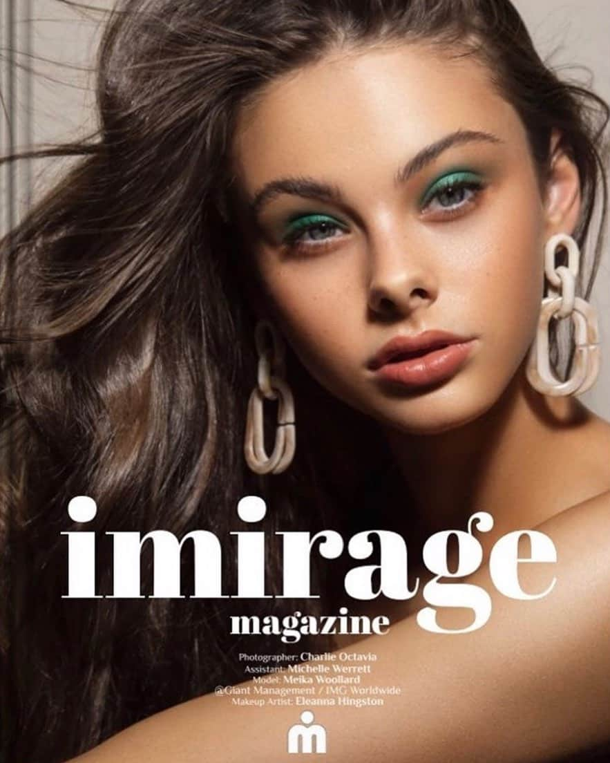 メイカ・ウーラードさんのインスタグラム写真 - (メイカ・ウーラードInstagram)「Front cover for @imiragemagazine Photo @charlie.octavia.photo  H&M @eleannamua  #beauty #editorial #frontcover #meikawoollard #woollard ##portrait #giantmanagement #imgmodels #makeup #imiragemagazine」12月14日 13時28分 - meikawoollard