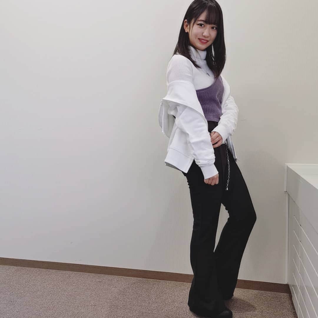 野中美希さんのインスタグラム写真 - (野中美希Instagram)「#ちぇるコーデ #ZDAコーデ やたらと気合入ってるといわれたやーつ。そして黒いパンツは無条件で足長くみせてくれる。。ありがとう。。🥺」12月14日 13時56分 - miki_nonaka.official