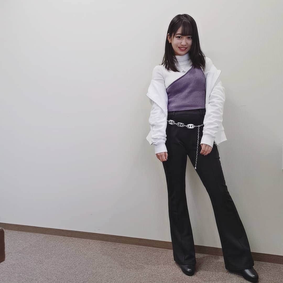 野中美希さんのインスタグラム写真 - (野中美希Instagram)「#ちぇるコーデ #ZDAコーデ やたらと気合入ってるといわれたやーつ。そして黒いパンツは無条件で足長くみせてくれる。。ありがとう。。🥺」12月14日 13時56分 - miki_nonaka.official