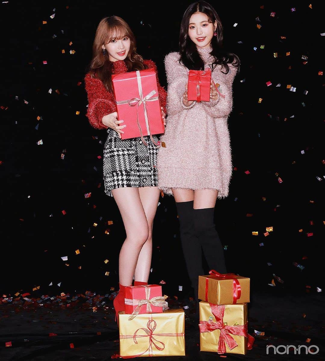 のインスタグラム：「… #IZONE #아이즈원 #アイズワン #chaewon #김채원 #チェウォン #wonyoung #장원영 #ウォニョン #nonno」