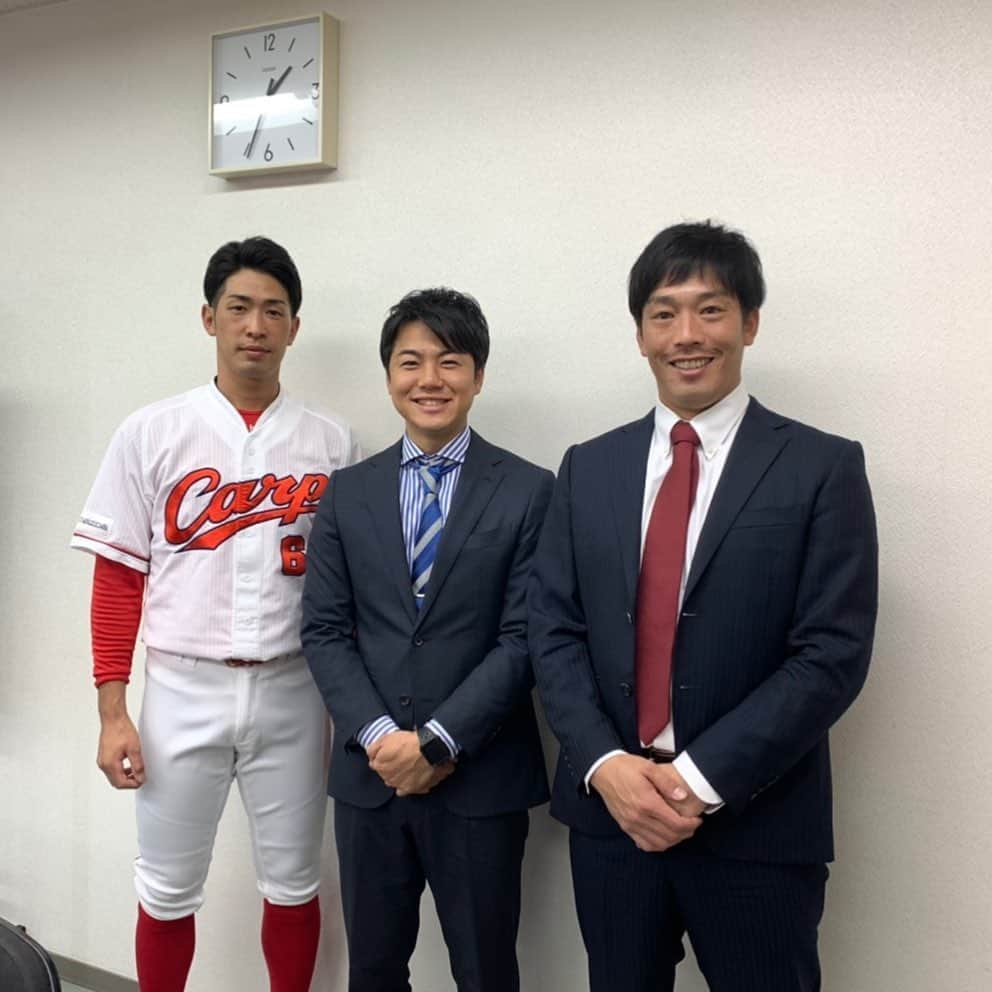 天谷宗一郎さんのインスタグラム写真 - (天谷宗一郎Instagram)「海田町で安部ちゃんとRCCアナウンサー伊東君とトークショーさせてもらいました！ 安部ちゃんの意識が益々高くなっています。 来年が楽しみですよ！  #安芸商工会 様 #ありがとうございました #海田町 #安部友裕 #6 #キン肉マン #意識高い系 #来年が楽しみ #伊東平 アナウンサー #赤ふんどし  #RCC中国放送 #天谷宗一郎」12月14日 18時27分 - soichiroamaya