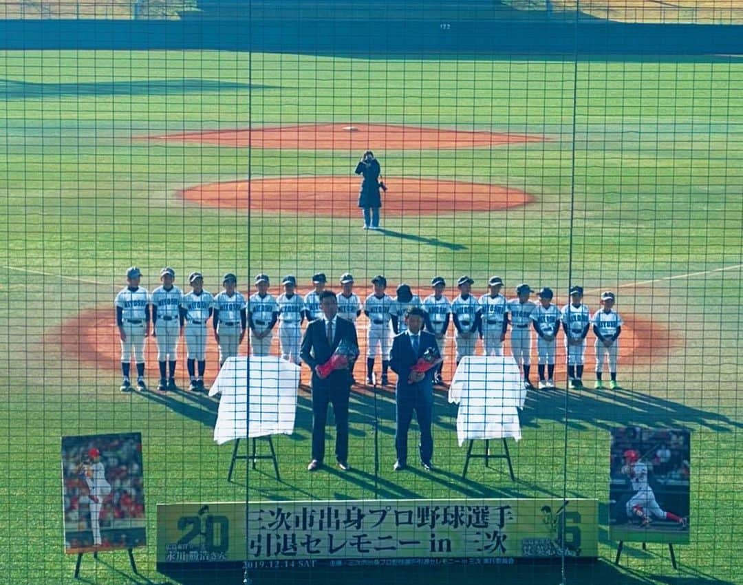 梵英心さんのインスタグラム写真 - (梵英心Instagram)「Thank you for the ceremony. #三次市 #344 #三次きんさいスタジアム」12月14日 18時58分 - eishin_soyogi