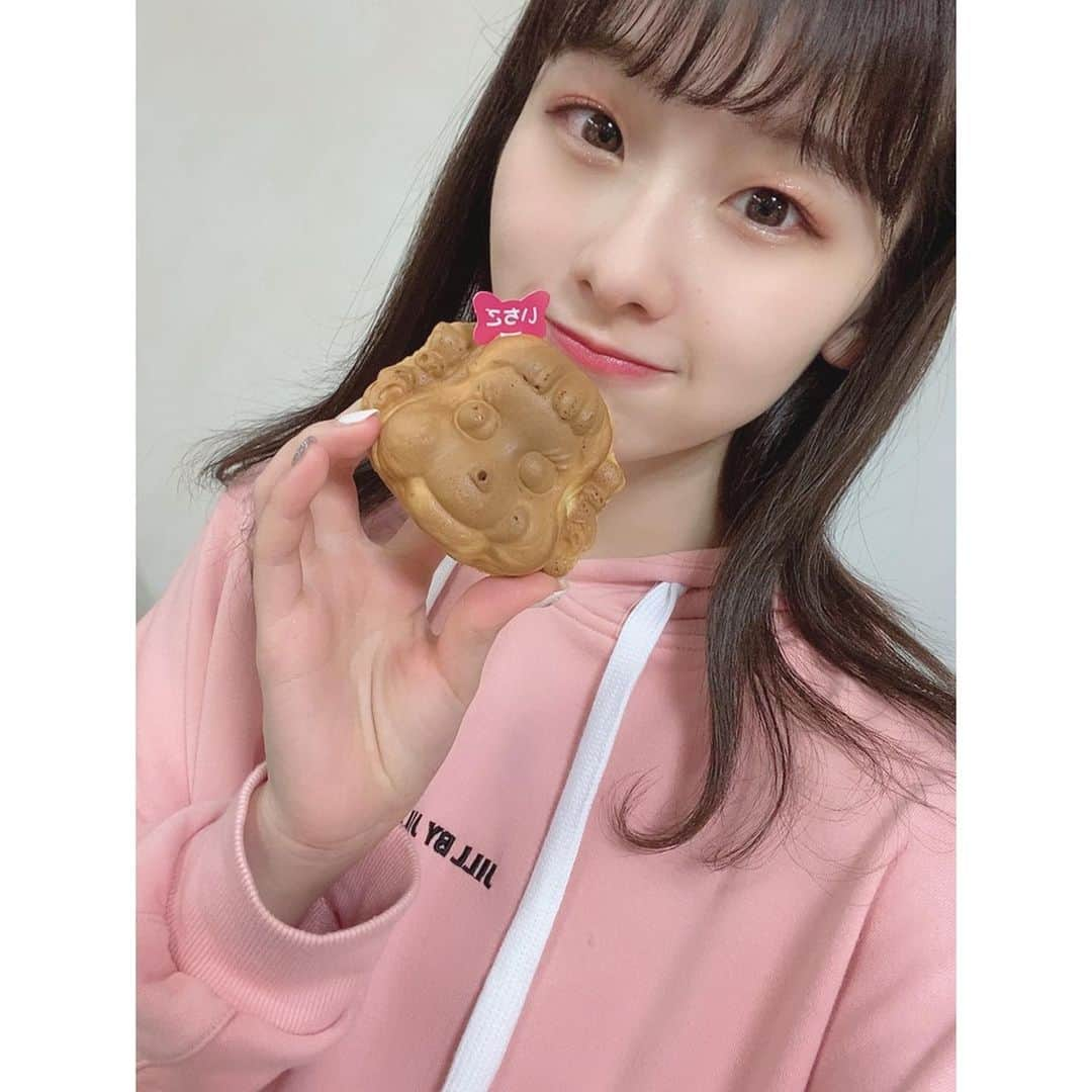 浅井七海さんのインスタグラム写真 - (浅井七海Instagram)「.﻿ ペコちゃんの大判焼き🍓﻿ 大判焼き×いちごという大好物の﻿ 組み合わせ最高でした👏🏻✨﻿ ﻿ Pecocan Obanyaki🍓﻿ My favorite combination of Obanyakiyaki x Strawberry was the best👏🏻✨﻿ #ペコちゃん #大判焼き #いちご味」12月14日 19時56分 - naamin48_