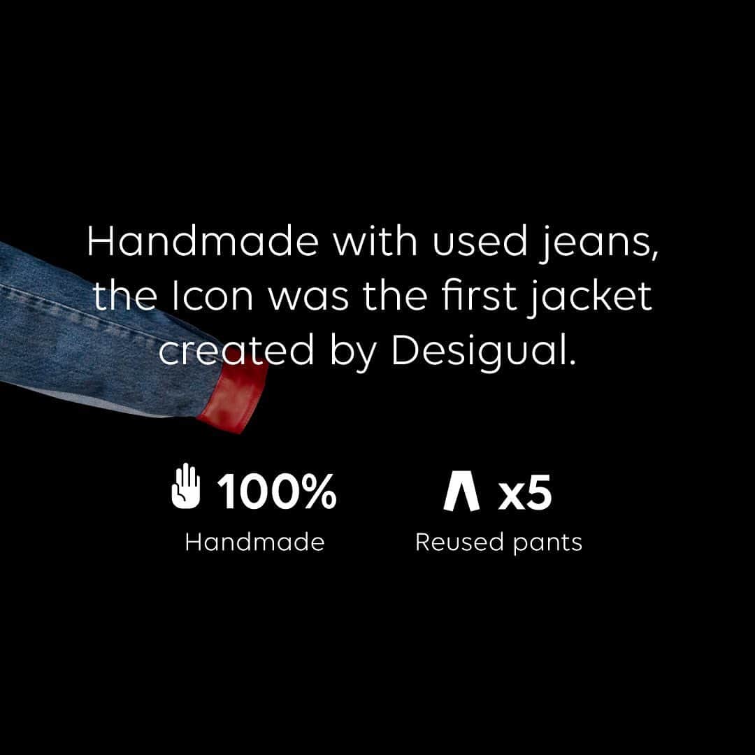 デシグアルさんのインスタグラム写真 - (デシグアルInstagram)「30 years ago we created our first jacket out of used jeans, becoming upcycling part of our DNA. Today we still do it in the same way! #LoveTheWorld #becausethereisnoplanetb」12月14日 22時34分 - desigual