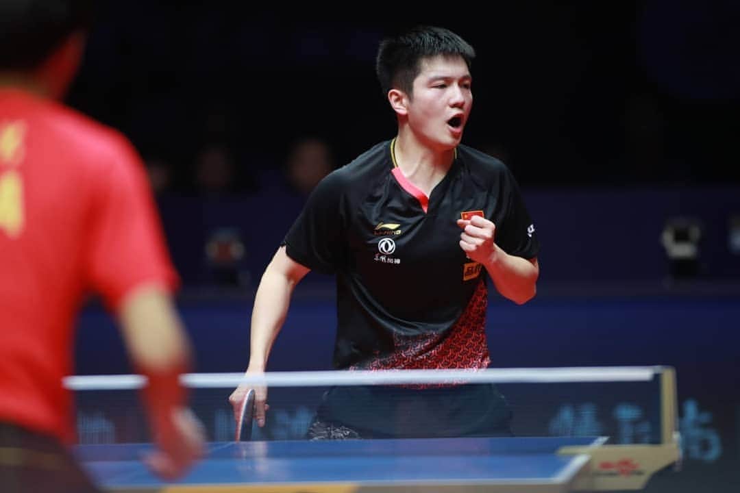 のインスタグラム：「💥 Fan Zhendong is into the #ITTFGrandFinals Men’s Singles FINAL, defeating Lin Gaoyuan‼ 😤  Who thinks the 2017 champion will go on to reclaim his title🏆❓」
