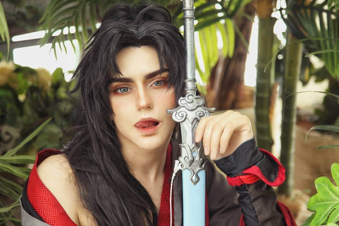 Gesha Petrovichさんのインスタグラム写真 - (Gesha PetrovichInstagram)「This🌶️ Wei Wuxian from #modaozushi  waiting you in my  Fanservice Calendar , and I happy to see you guys adopt him a lot 💕💕💕 Thank you  for all supporting🙏 its make me happy  and motivated 💕💕💕 Wig @geshacos  Ph: @diemaru Forgot to said, I'm changed contacts, this ones from @ttd_eye, you guys can  Use Code ‘PA’enjoy an additional discount. http://ttdeye.com?aff=17440 That’s it! Go」12月14日 23時24分 - petrovichgesha