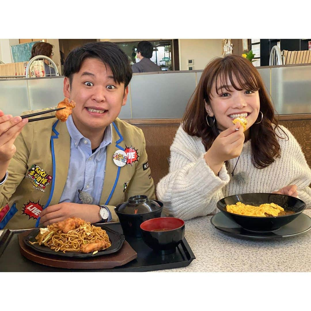 川村茉由さんのインスタグラム写真 - (川村茉由Instagram)「今日はまちなま生放送✨ 今日は西尾市米津町から でした👍💕 隣町の高校だったから 懐かしくて…🥺✨ * 次回は…！ 12月28日(土)12時〜 なんと3時間生放送‼️ 何が起きるのやら…😂💕笑 【「KATCHまち自慢」あなたのまちで、 1日生中継をしちゃう番組。】 まちなまアワード2019！ として特番でーす😆 KATCHエリアの皆様、 ぜひ見てください〜❤️ * やっぱり生中継の仕事好き🥺 緊張するし、何が起きるか わからないけどそれが楽しい🤓 * 今日も相方 @sakainaoto1103  くんはキレキレのトーク でした👍頼もしい🙏！ ただいろいろ起きるから 終始爆笑🤣笑 楽しかったなぁ🤣🤣🤣 * 番組後は角谷プロデューサーの サプライズ誕生日🎂🎉 いつも素敵な番組を ありがとうございます！！！ * KATCHエリアの皆さんは… pitch fmで毎週日曜11時〜12時 【アイシン・エィ・ダブリュ presents Holiday Driving Away 】こちらもナビゲートしてるので ぜひ聞いてくださーい✨👍 * #katch #tv #reporter #happy #love #like #instagood #follow #me #まちなま #キャッチ #西尾 #米津 #生放送 #テレビ #酒井直人 さん」12月14日 23時36分 - mayupi_k