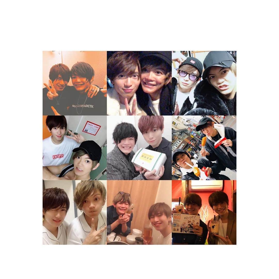 岡田鷹斗のインスタグラム：「裕也HBD🎂2️⃣6️⃣ おめでとう🌟 裕也に出会えて本当に楽しい時間も 仲間として過ごせる時間も最高に思えるぜ🔥 ・ ・ ・ これからも仲間であり切磋琢磨して行こう 当日は最高のイベントに👍  #裕也HBD #NEVAGIVEUP #誕生日 #ネバギブ　#最高の仲間」
