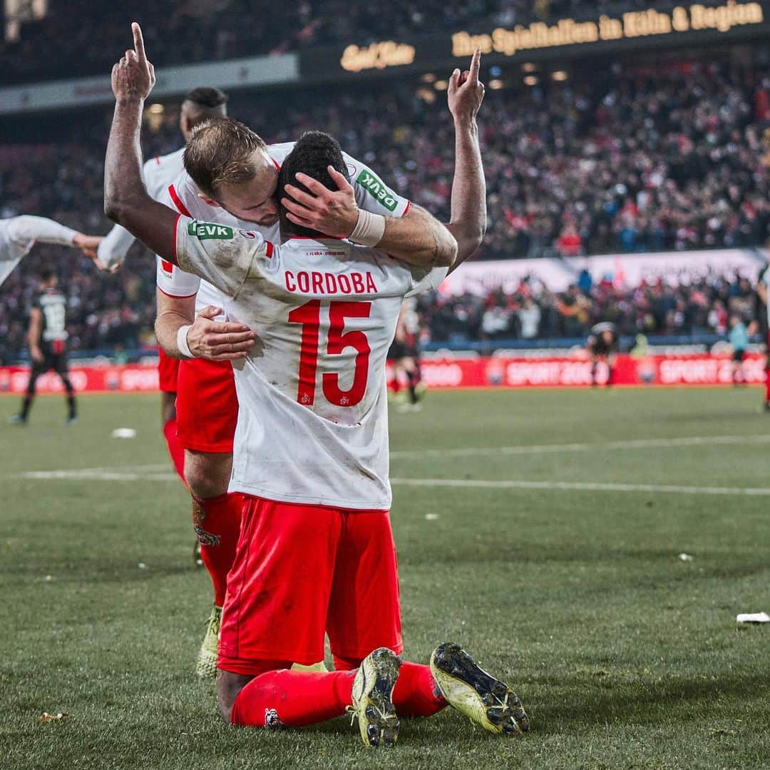 ジョン・コルドバのインスタグラム：「Gute Arbeit team 🙏🏾⚽️💪🏾」