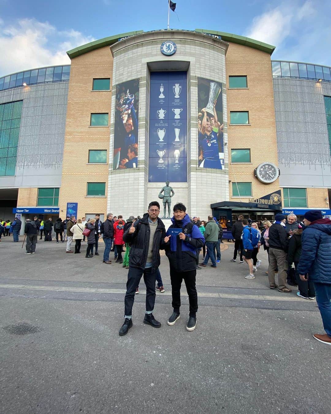 のインスタグラム：「. #football⚽️ #chelsea  #bournemouth  #ロンドン #CHEBOU  #premierleague  #london🇬🇧」