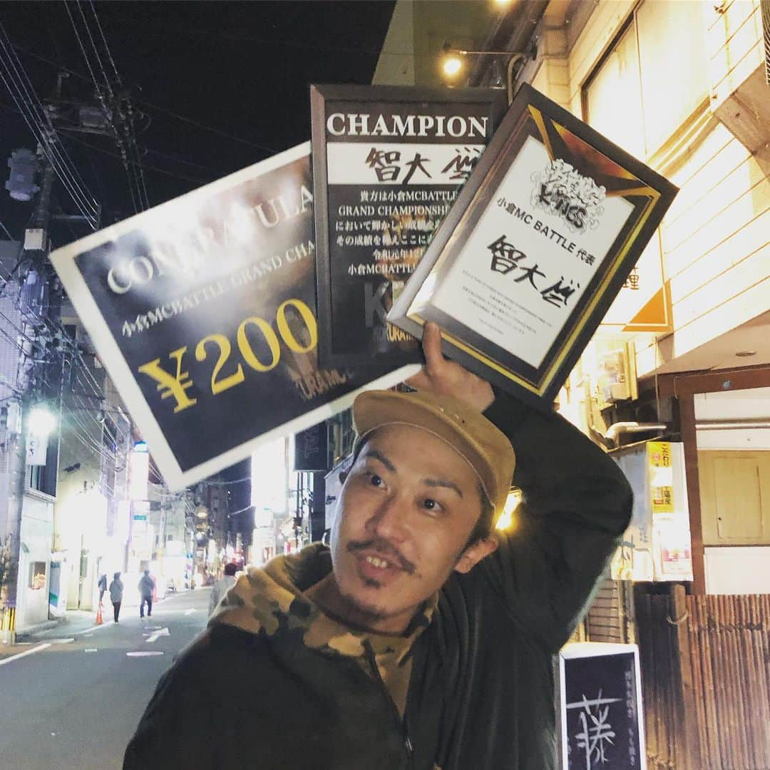 漢さんのインスタグラム写真 - (漢Instagram)「#KMB小倉 優勝は智大！！2020年1月11日に豊洲PITにて開催予定の #KOK 決勝大会に進出決定！！」12月15日 20時34分 - kan_9sari