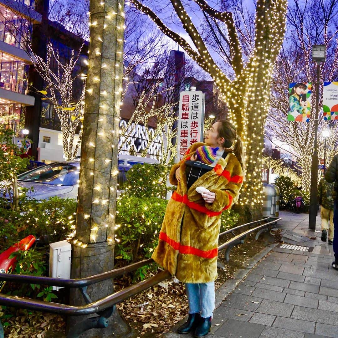 眞鍋さゆりのインスタグラム：「イルミネーション綺麗で美味しい休日でした🎄🍽」