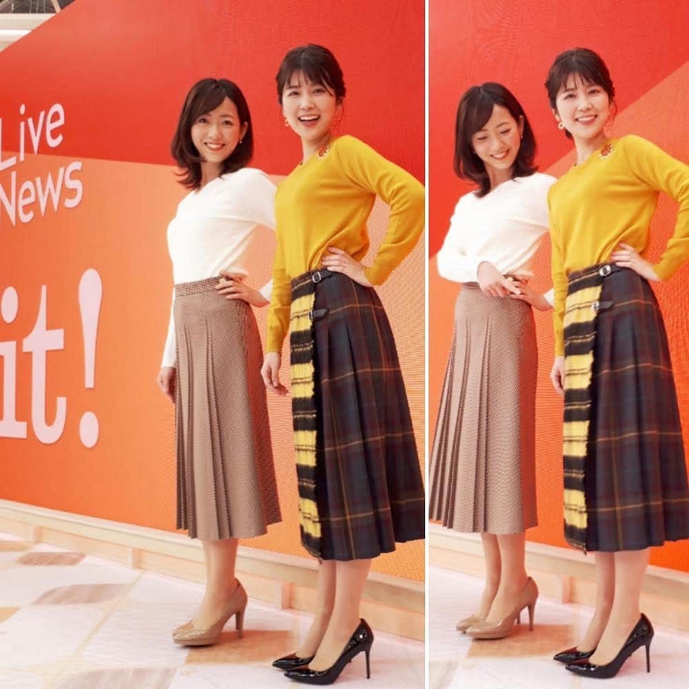 フジテレビ「プライムニュース イブニング」さんのインスタグラム写真 - (フジテレビ「プライムニュース イブニング」Instagram)「今年もあと半月…。﻿ きょうから 2020年の年賀状の受け付けが始まりましたが、﻿ 未だに年の瀬を感じない…。﻿ これって私(投稿スタッフ)だけ🤔❓🤔❓﻿ ﻿ さて、きょうは内田アナが取材で”体感”した﻿ 『国立競技場お披露目』などをお伝えしました。﻿ 実は内田アナ、19日(木)から始まる﻿ 全日本フィギュアスケート⛸選手権取材のため﻿ 3人揃っての放送は、 きょうが年内最後となりました😢😢😢。﻿ ﻿ 内田アナより 『フィギュアスケートの取材、頑張ってきます💪❗️』﻿ ﻿ #竹内友佳﻿ スカート #loveless @loveless__official﻿ アクセサリー #お世話や @osewaya_official﻿ #奥寺健 @fujitv_announcer﻿ #内田嶺衣奈 @reina.uchida﻿ トップス、スカート #tonal @tonal_official﻿ アクセサリー #vendomeboutique @vendomeboutique_official﻿ ﻿ #12月15日 #新国立競技場 #全日本フィギュア #ふたご座流星群 #切り替えスカート #大人女子 #加藤綾子 #風間晋 #木村拓也 #酒井千佳 #荘口彰久 #副島淳 #福原直英 #佐々木恭子 #小澤陽子 #海老原優香 #安宅晃樹 #石本沙織 #新美有加﻿ #フジテレビ #アナウンサー #ライブニュースイット」12月15日 20時52分 - livenews_it