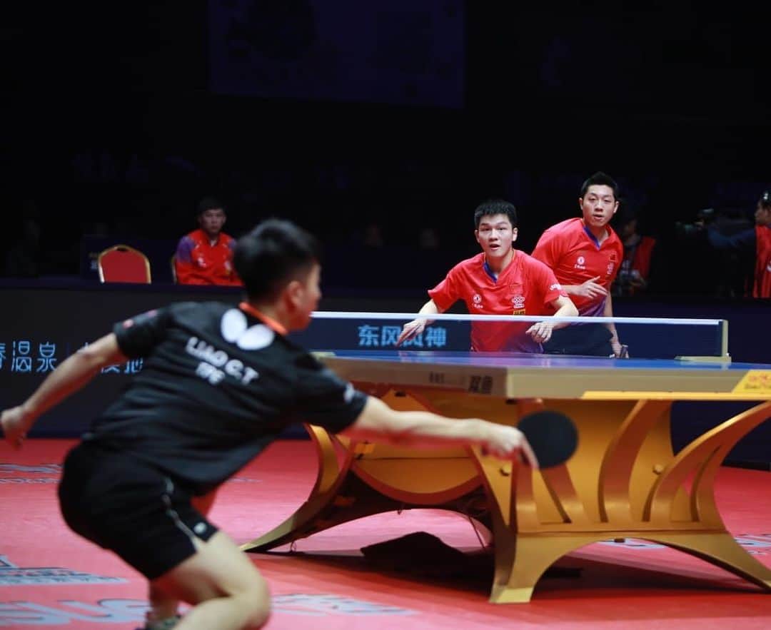 ITTF Worldさんのインスタグラム写真 - (ITTF WorldInstagram)「Simply too good! 💪💪 Xu Xin & Fan Zhendong are the #ITTFGrandFinals Men's Doubles Champions, beating Chinese Taipei's Liao Cheng-Ting & Lin Yun-Ju 3-1 in the final.」12月15日 15時13分 - wtt