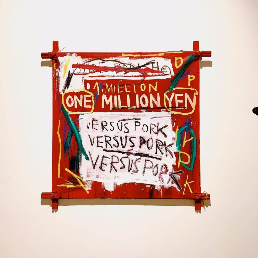 亜里沙さんのインスタグラム写真 - (亜里沙Instagram)「100YEN💴ONE MILLION YEN #basquiat」12月15日 17時39分 - alisa_0302