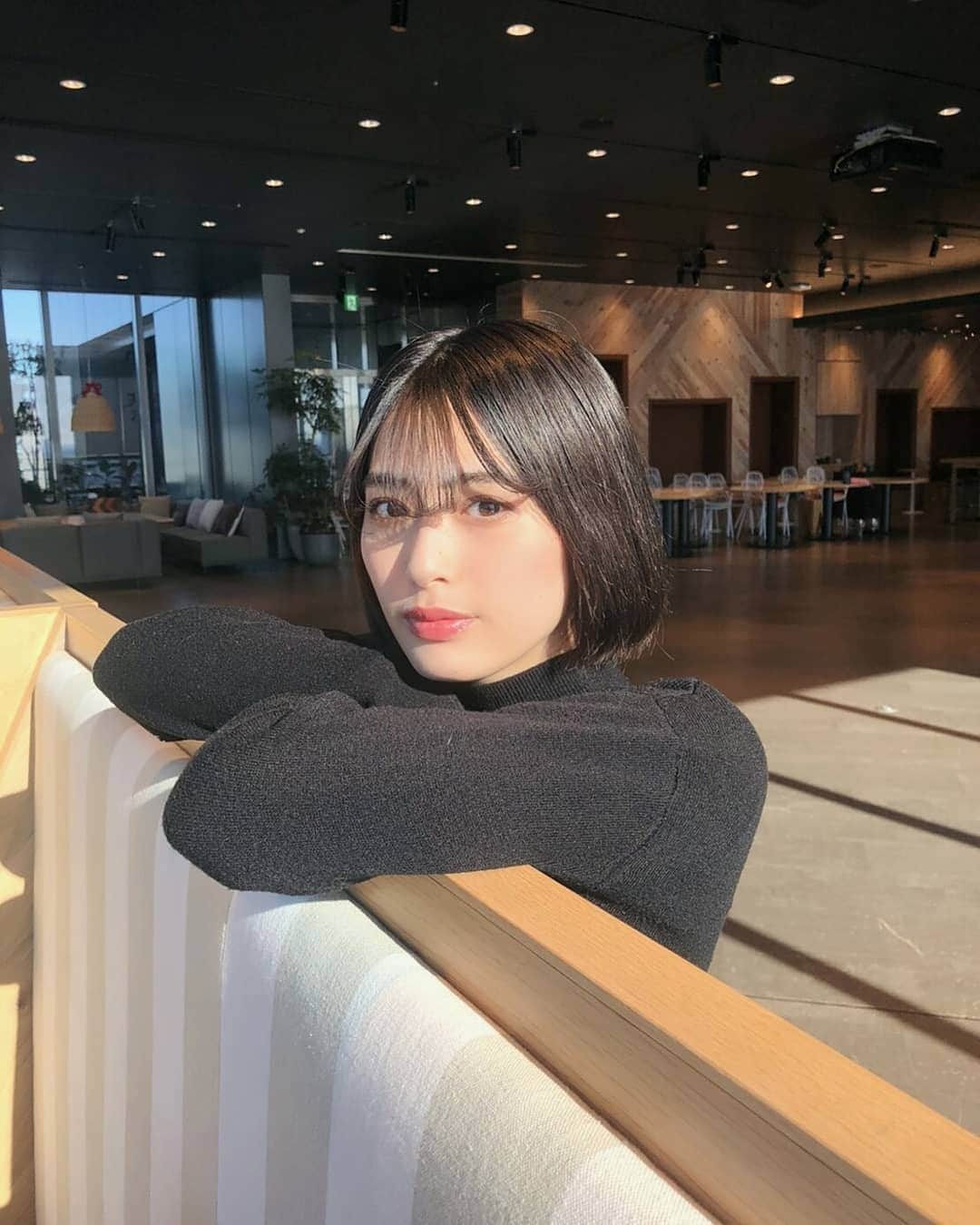 Lunaさんのインスタグラム写真 Lunainstagram ヒカリモレ Onechance Avex 森瑠菜 ルナスタ ボブヘアー ボブ ショートヘア ショートカット ショートボブ ショートヘアー女子 シースルー前髪 シースルーバング 韓国ヘア うざバング Shortbob